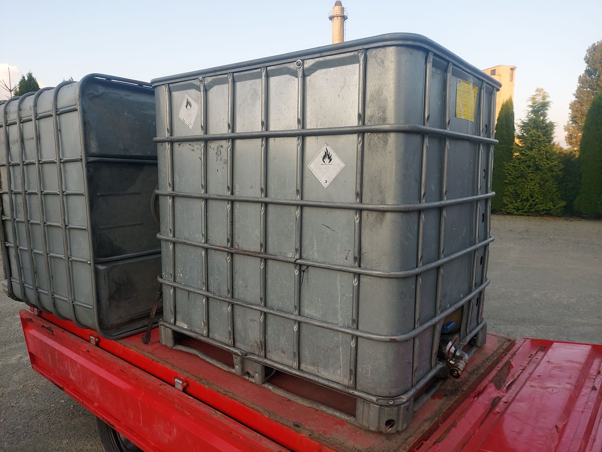 Mauzer pojemnik paliwo Schulz obudowa metalowa 1000l zbiornik