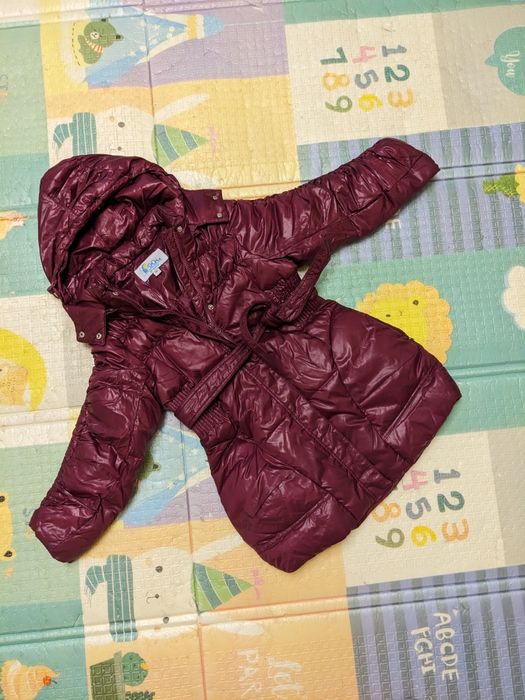 Зимове пальто , пуховик 134р