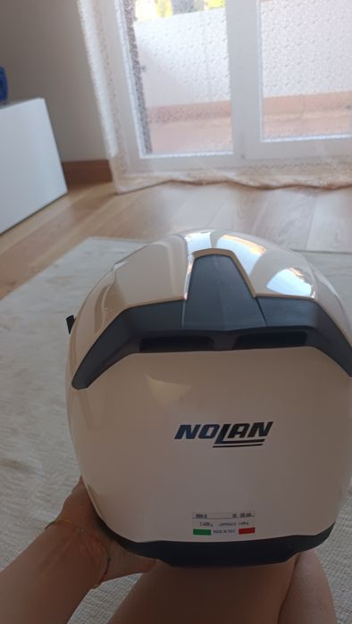 Capacete nolan n60-6 special pure white NOVO