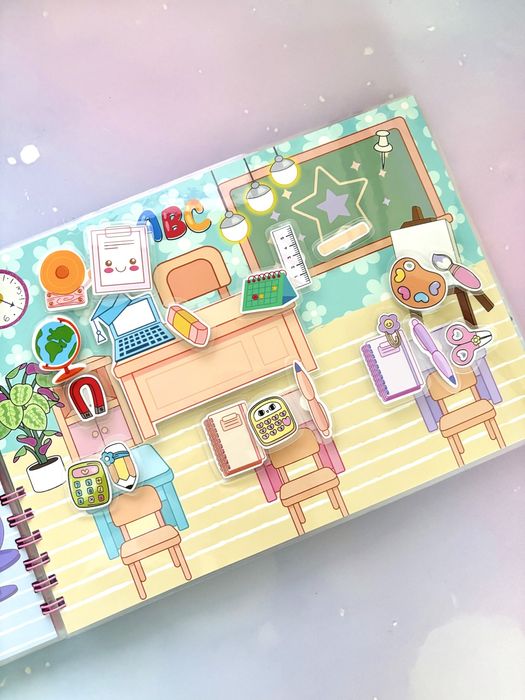 Лабубу гра на липучках ліпучках альбом книжка тока бока labubu labyby