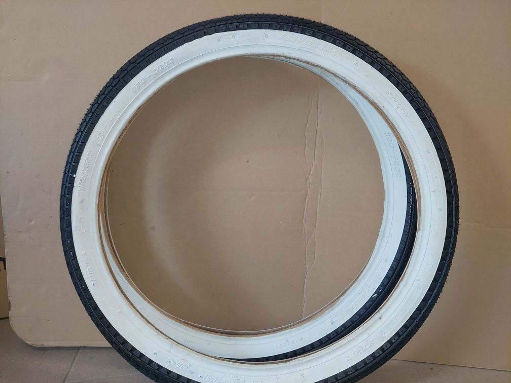 Nowy kpl opony retro 2,25-19" komar sztywniak zak rys 2375/50t1 pl