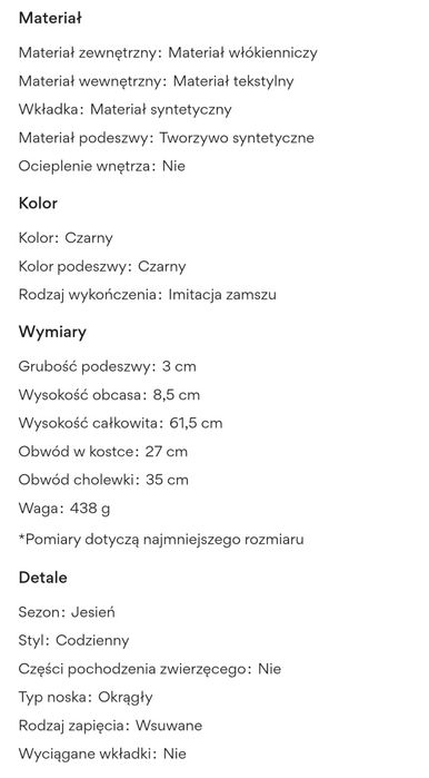 Kozaki DeeZee rozm.40