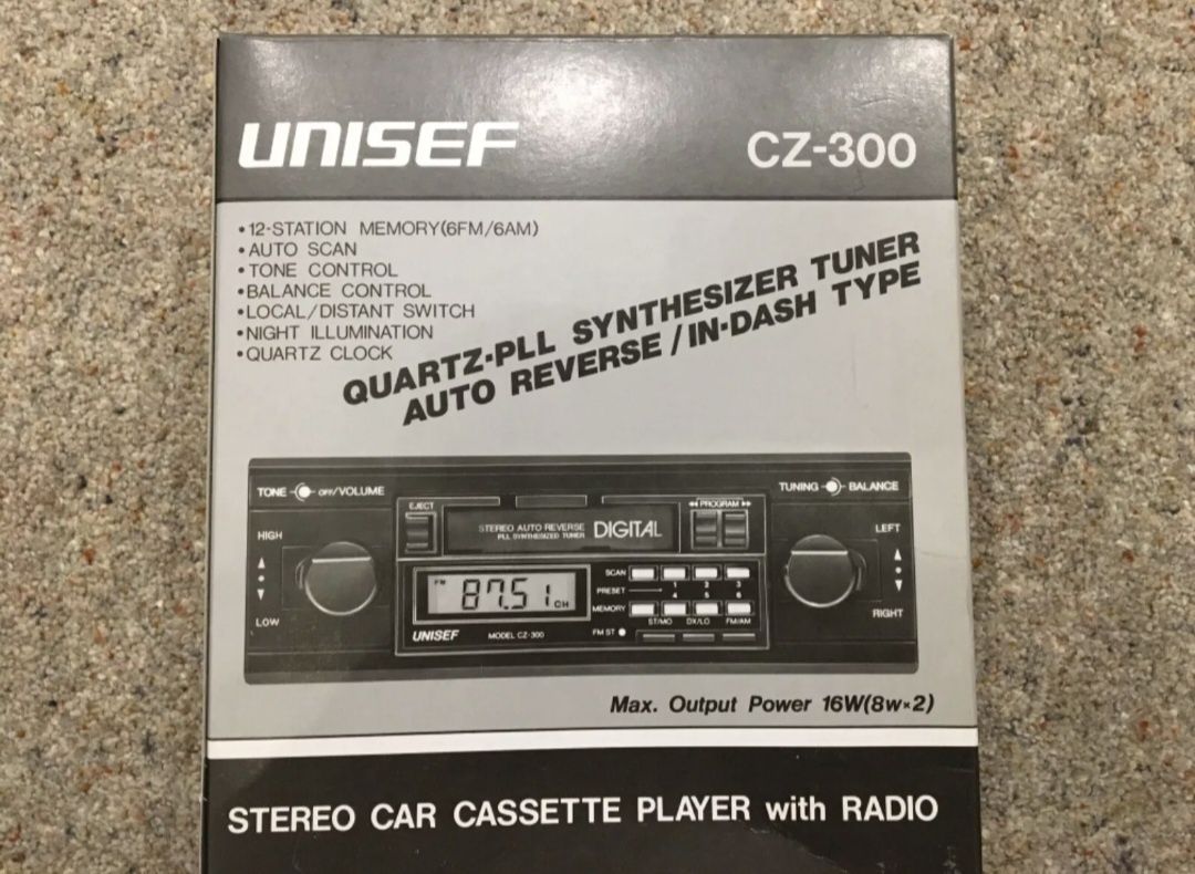Radio Kasetowe Samochodowe Nowe