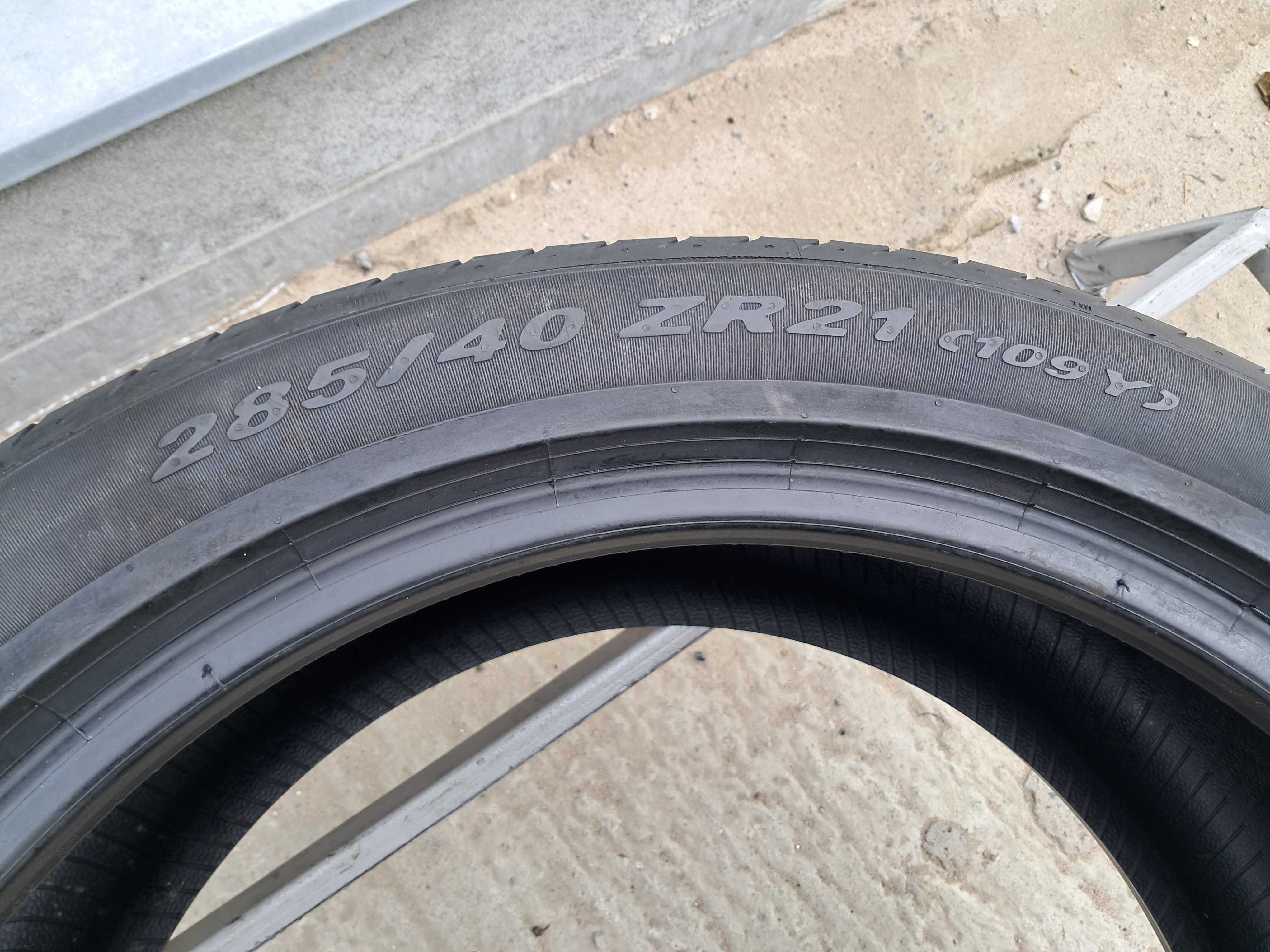 Резина літо 85% протектор Pirelli 285/40 R21 P Zero