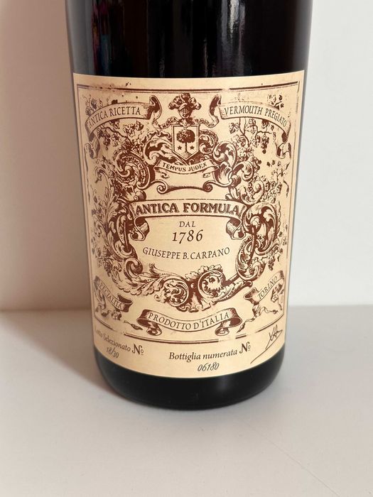 Garrafa Italiana Vermouth colecção