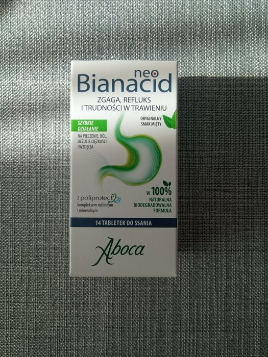 NeoBianacid 14 tabletek zgaga niestrawność refluks trawienie ABOCA