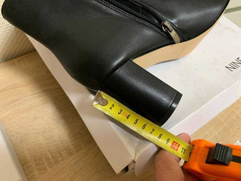 NINE WEST Wntrin оригинал р. 40 41 шкіра сапожки челсі чоботи