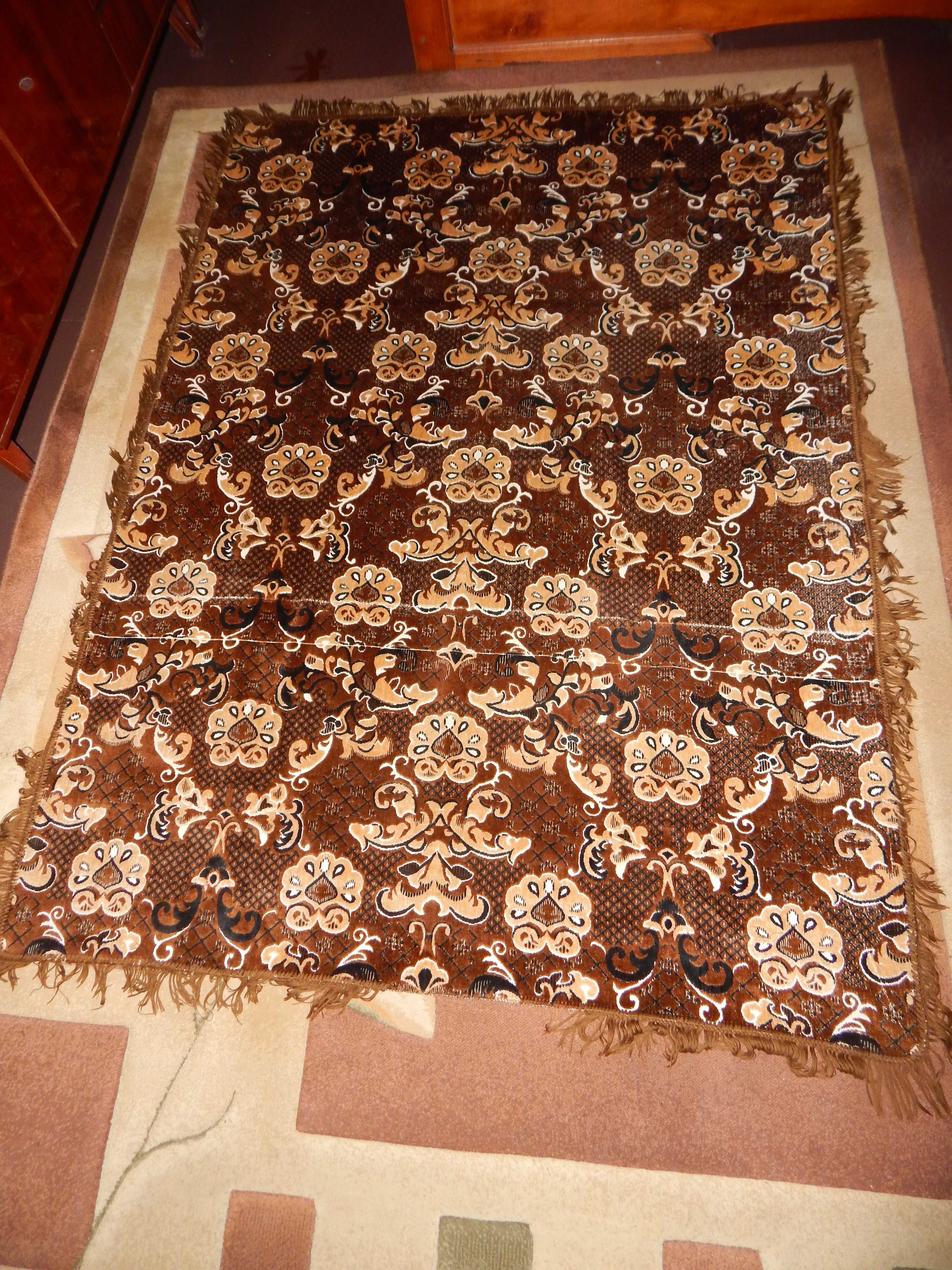 Покрывало одеяло покривало ковдра ковер килим коричневый 135*185 см