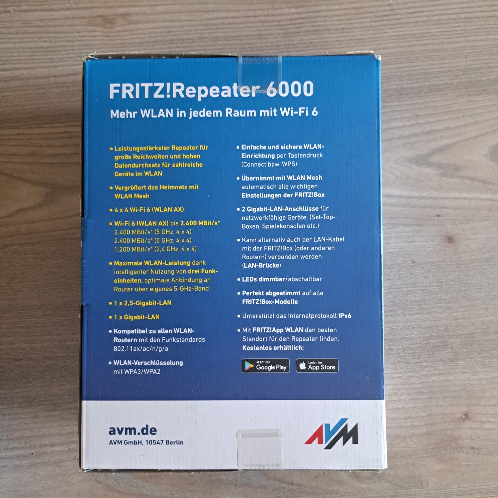 wzmacniacz wifi FRITZ! Repeater 6000