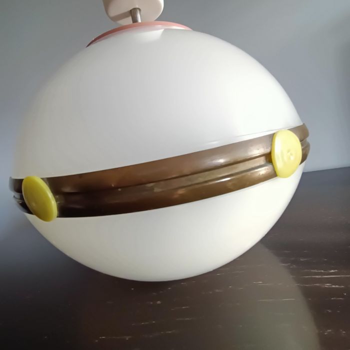 Stara lampa Polam Wilkasy - PRL, vintage, space age, new look, loft,