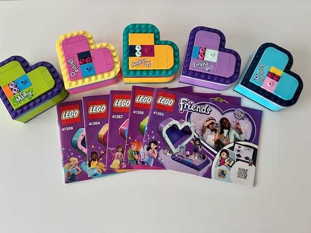 LEGO Friends pudełko serce 41356,41354,41357,41358,41355 zestaw