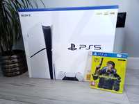 Ps5 Slim 1TB Napęd + Nowa Gra PlayStation5 Jak Nowa