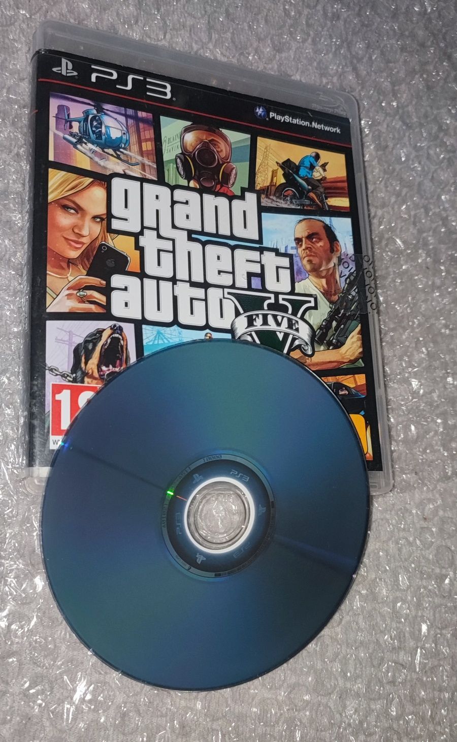 Płyta z grą GTA 5  Sony  Playstation 3 PS3 + KARTA PREZENTOWA original