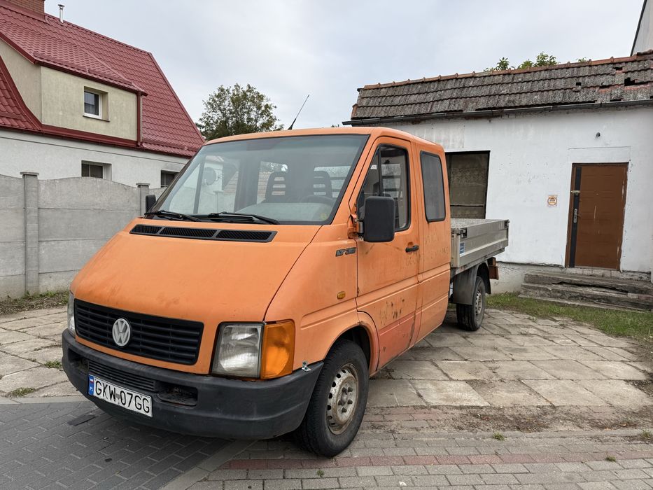 Volkswagen LT35 2.5 Diesel 75 KM doka, Brygadówka, 7 osób, skrzynia,