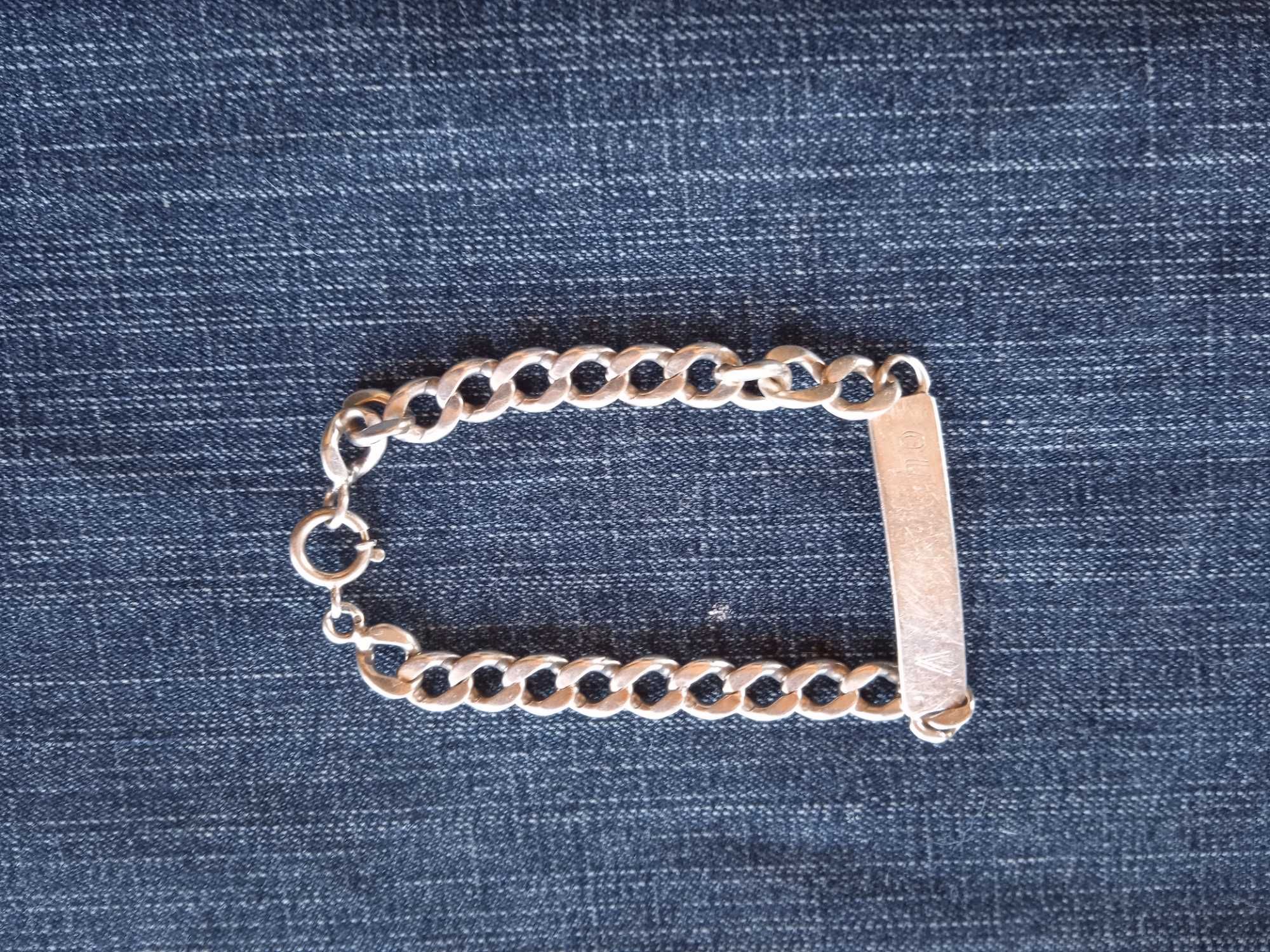 Pulseira de prata antiga