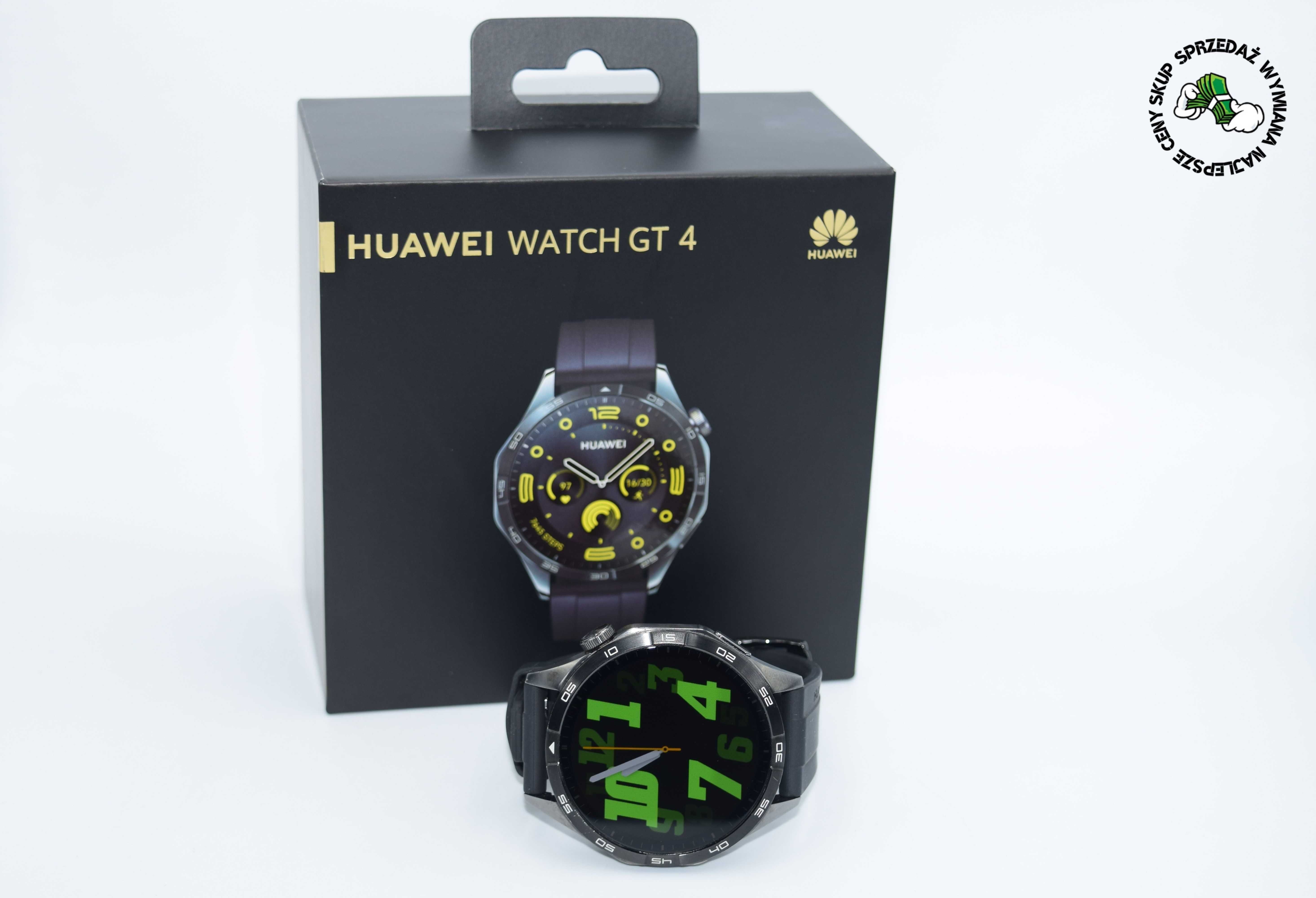 Huawei Watch GT 4 PNX-B19 46mm GWARANCJA DO 05.06.2026