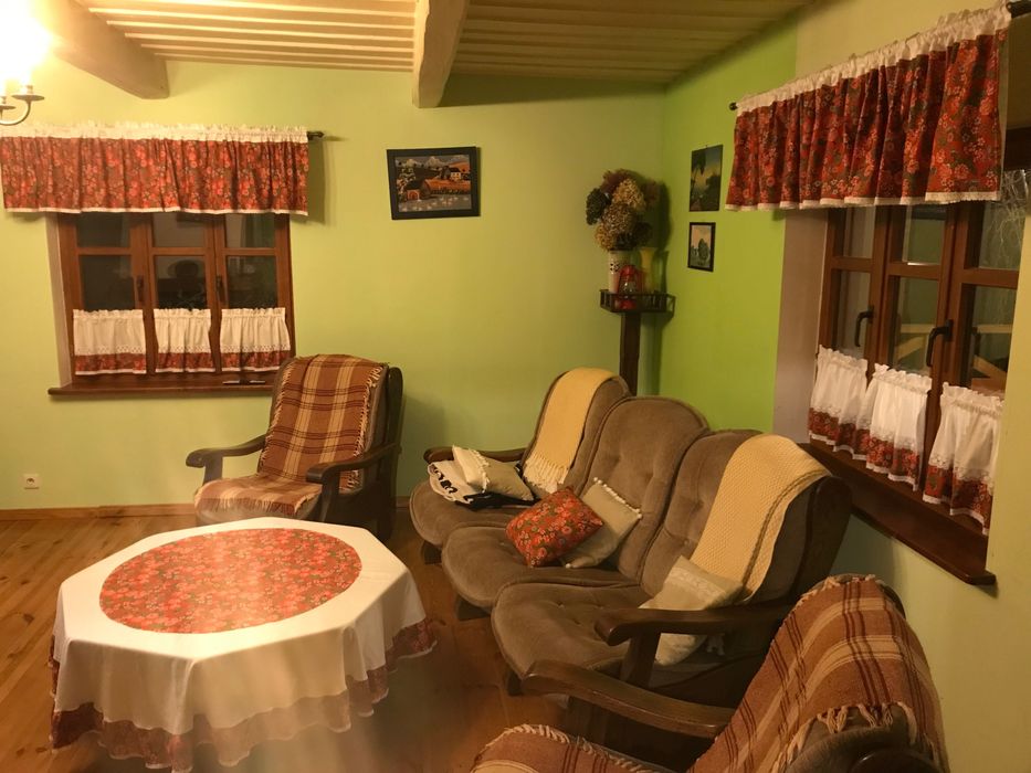 Kawalerski paniejski Leśniczówka domek stawy balia sauna w lesie