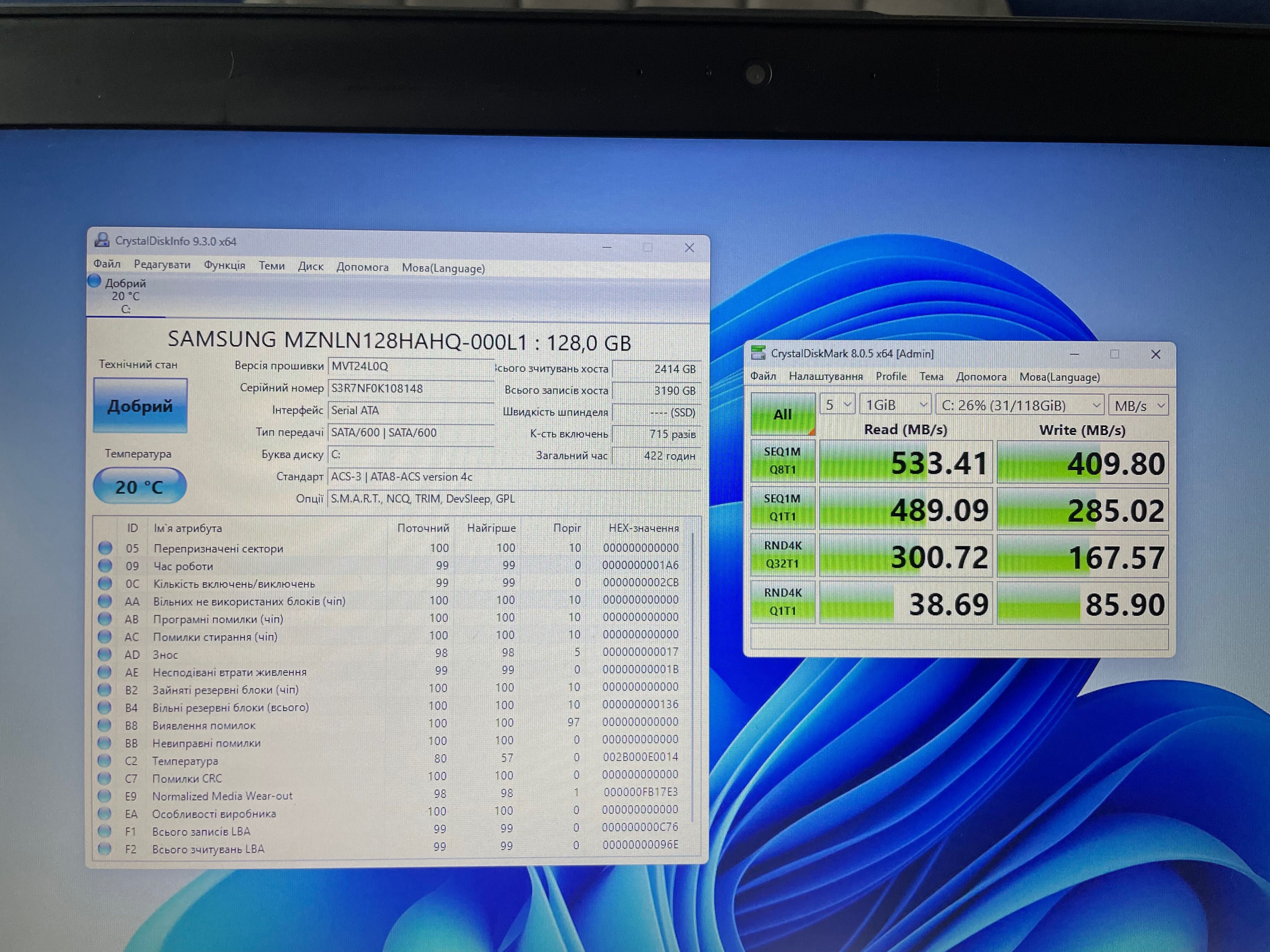Ноутбук 15.6’ HP ProBook 650 G2/i5 6200u/8GB/SSD 128GB