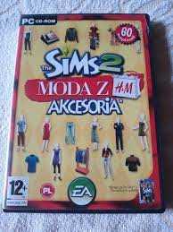 sims 2 moda z H&M akcesoria