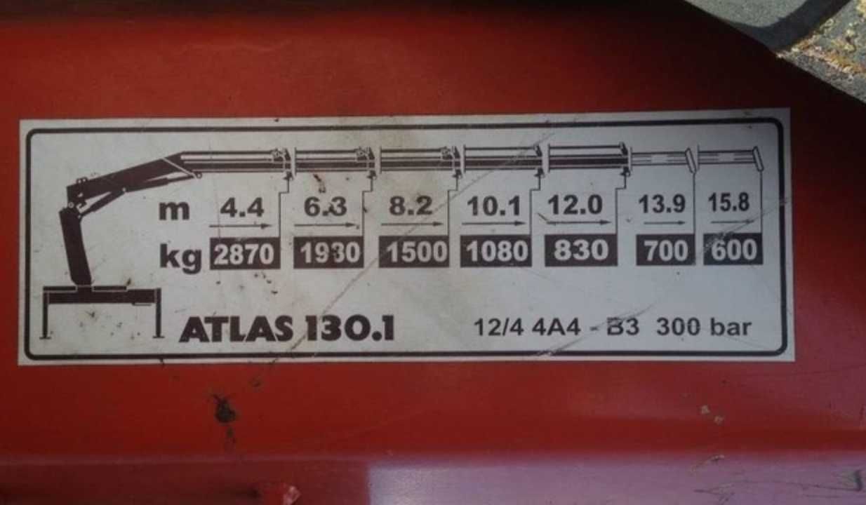 Grua para camião ATLAS 130.1