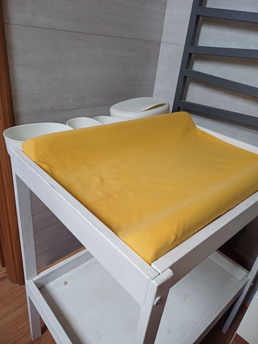 Przewijak ikea sniglar i pojemniki onsklig dla dziecka drewniany