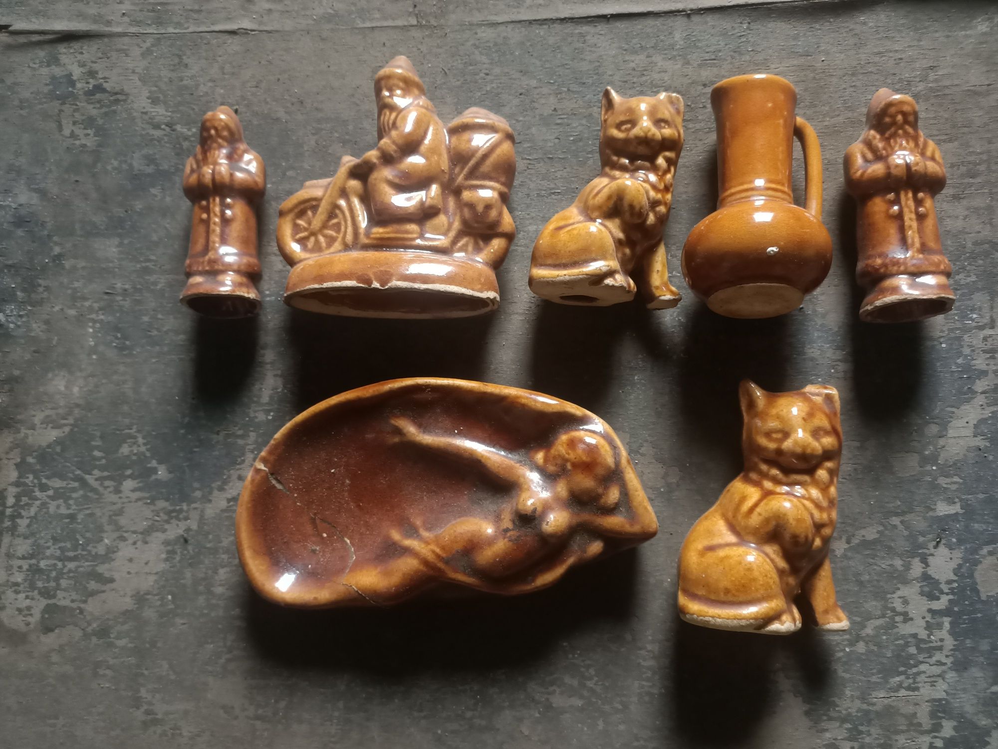 Zestaw figurek Porcelit Kamionka PRL