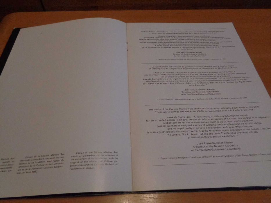 Ciclo Camões - José de Guimarães - 1979/1981 - Raro Livro - Ilustrado