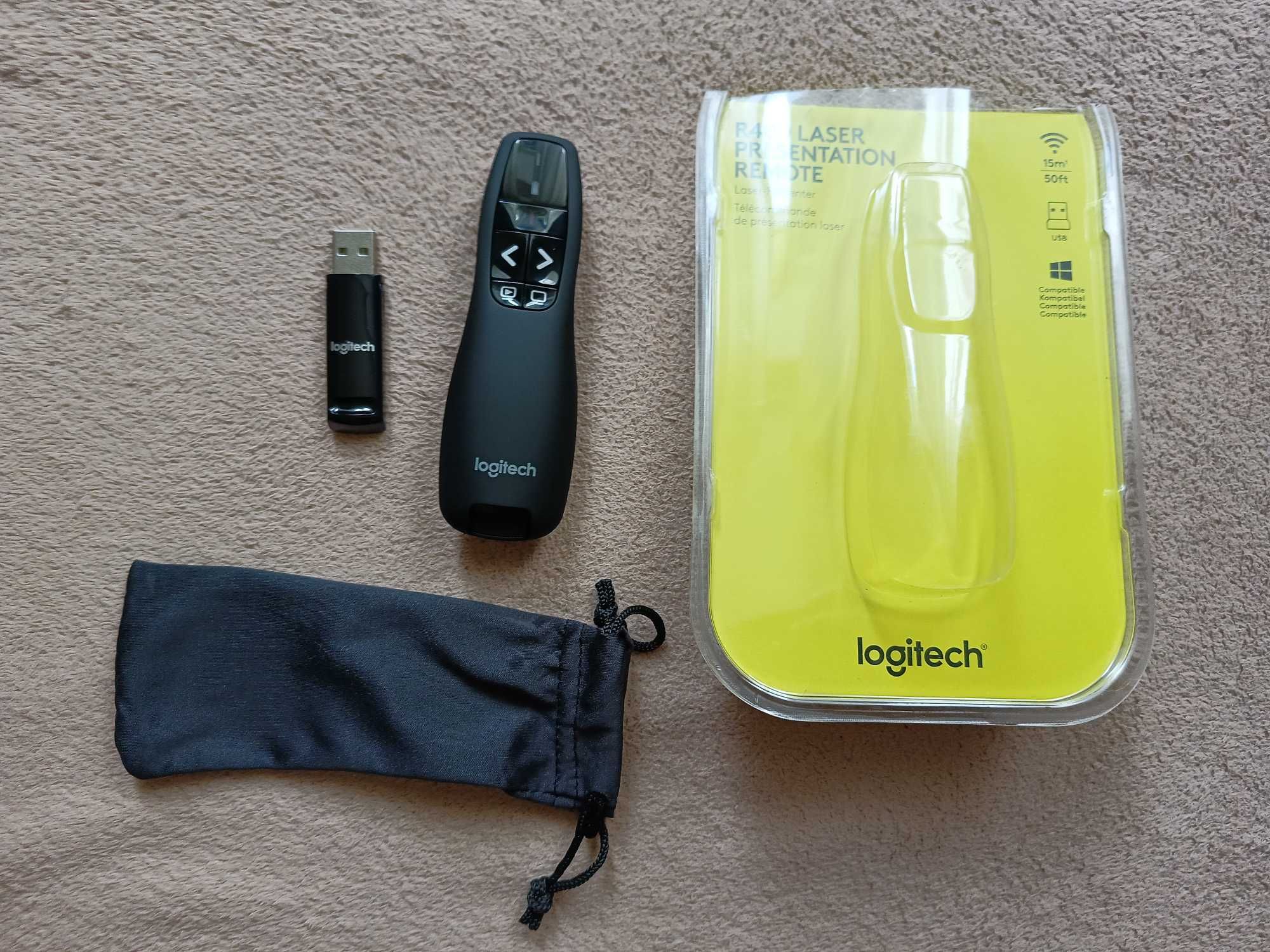 Презентер Logitech Wireless Presenter R400, Пульт дистанц. керування.