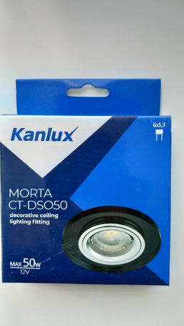 Oprawka led MR16 MORTA CT-DSO50-B czarna KANLUX