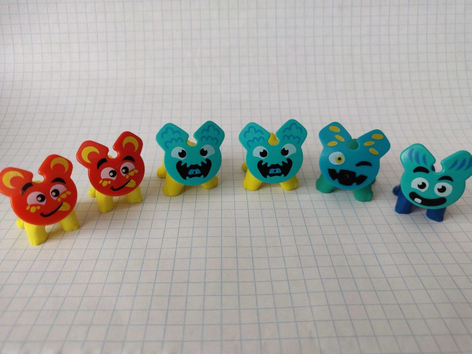 Kinder Surprise VD065 чудики монстры и DV075 Italy 2019/2020