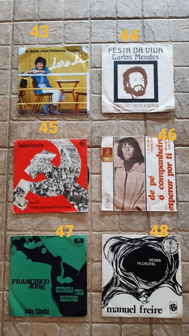 Discos de vinil singles