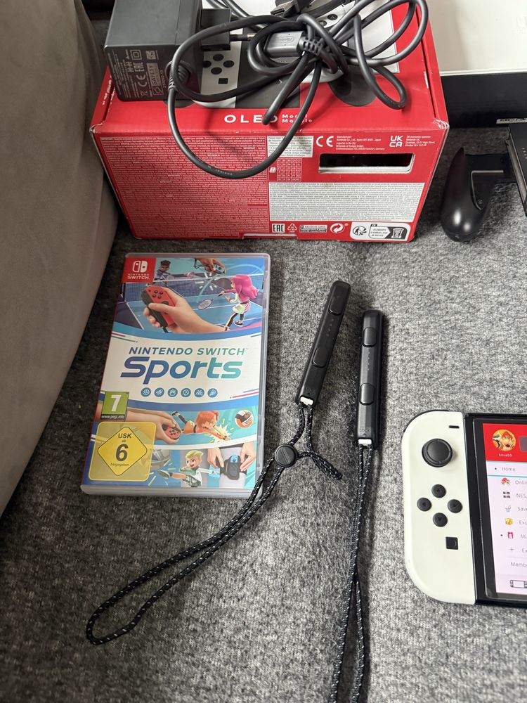 Nintendo switch oled  biała
