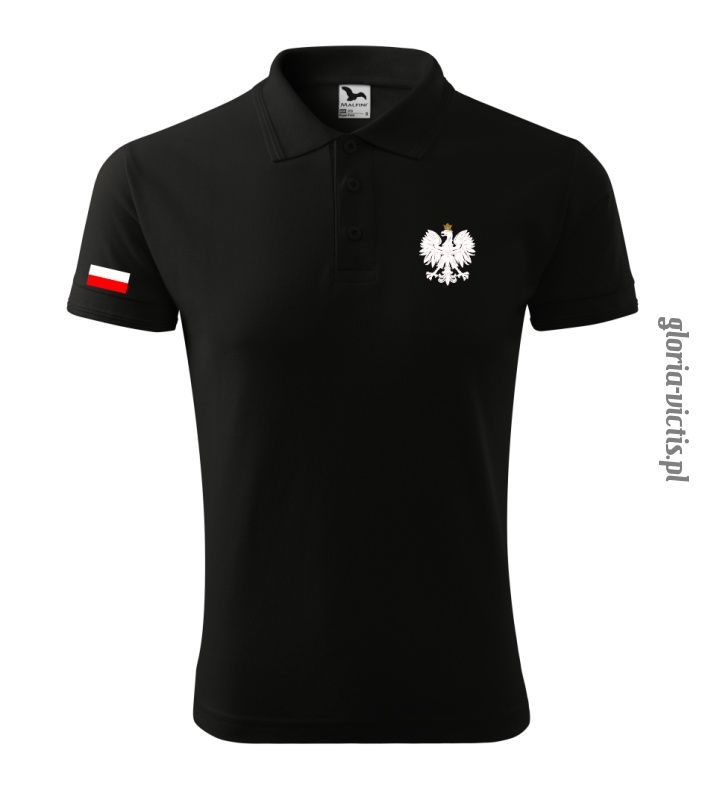 Polska Herb męska koszulka polo z kołnierzykiem 9 rozmiarów 
Dostępne