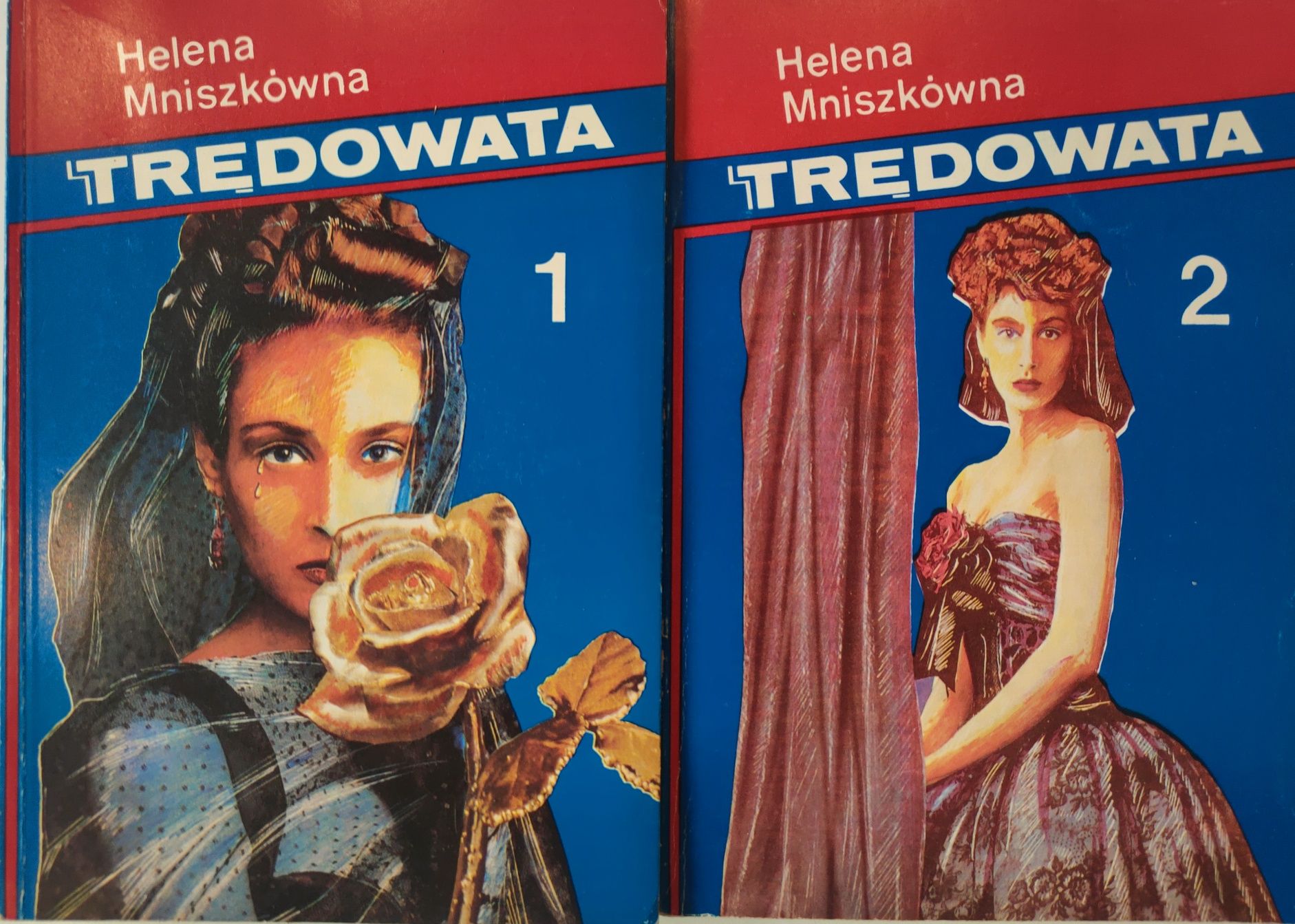 Helena Mniszkówna " Trędowata" tom 1 i 2  książki