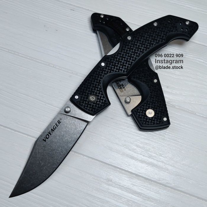 Оригинал Cold Steel  Voyager складной тактический нож Tri-Ad Lock