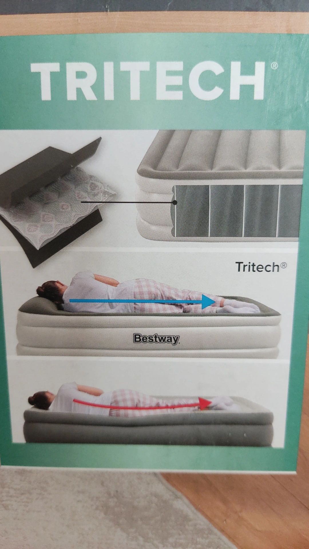 Надувний матрац Bestway Tritech Air Mattress 
Надувний матрац Bґway T