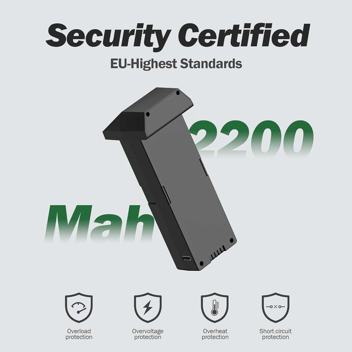 Akumulator bateria 2200mah do drona K610 K600 K600GPS wytrzymała mocna