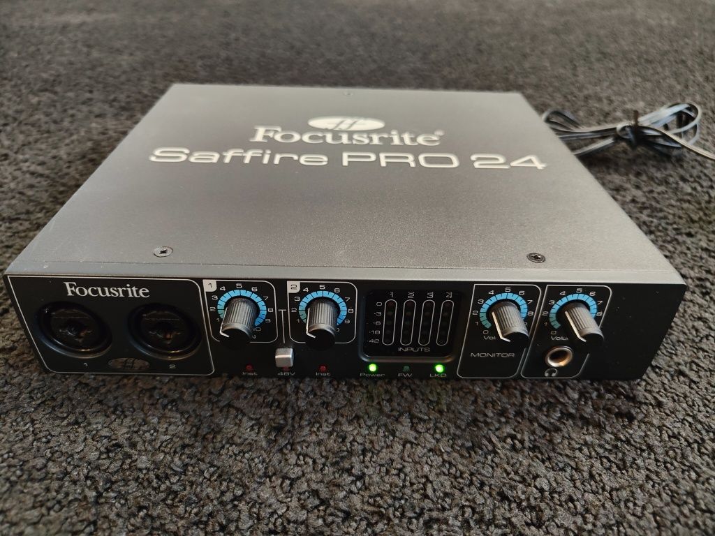 [RESERVADO] Focusrite Saffire PRO 24 Interface de Áudio Firewire e Thu