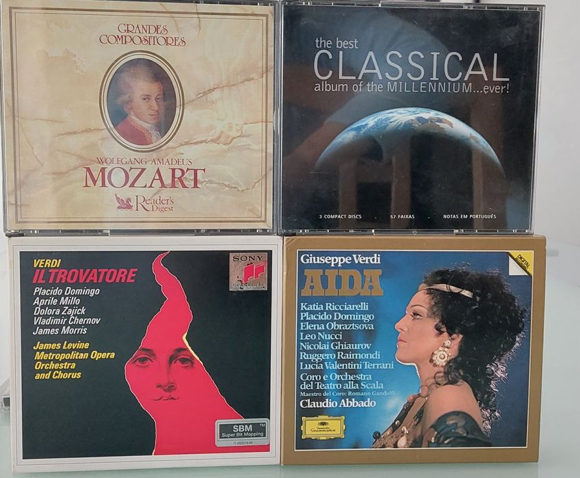 Coleção de cds de musica portuguesa e clássica