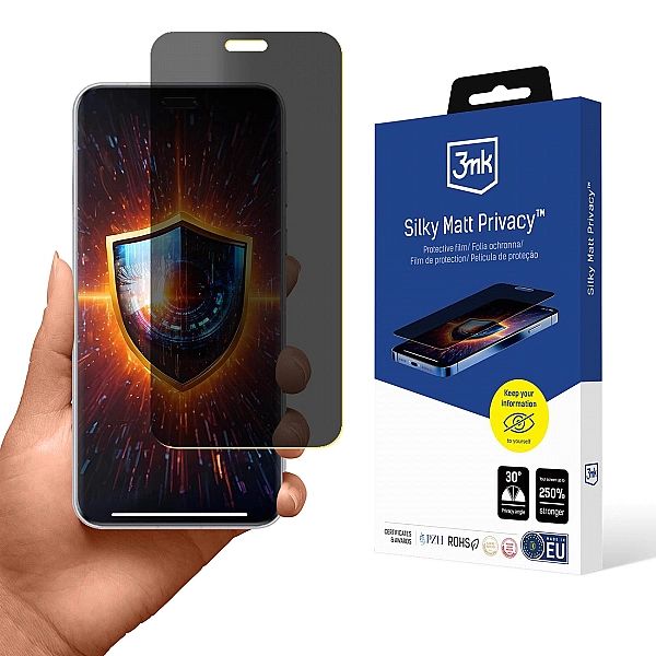 Folia prywatyzująca 3mk Silky Matt Privacy na Honor Magic 7 Pro