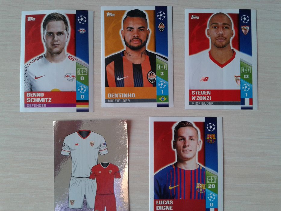Naklejki UEFA CHAMPIONS League season 2017/18