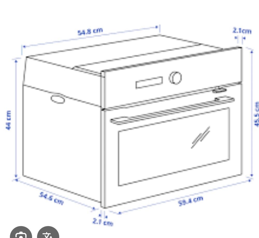 FINSMAKARE Mikrofalówka kombi IKEA 504.117.68