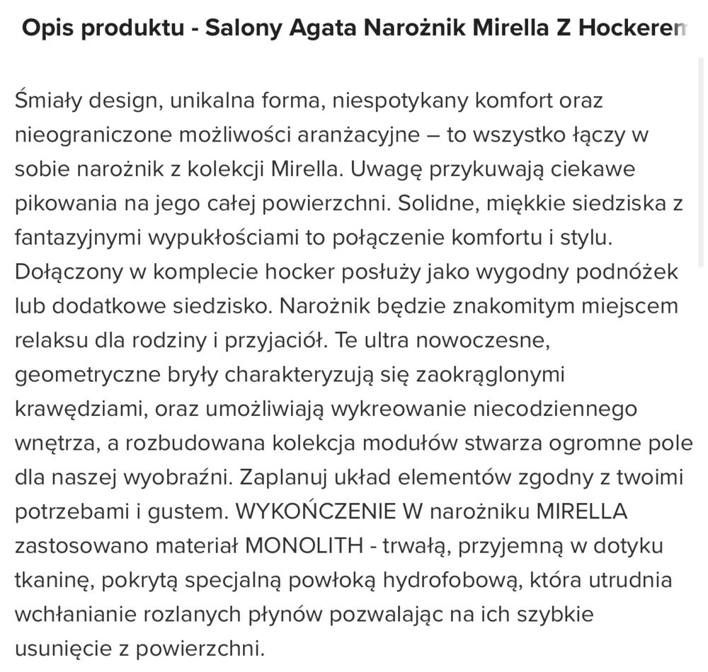 Fotel szezlong leżanka Mirella Agata Meble
