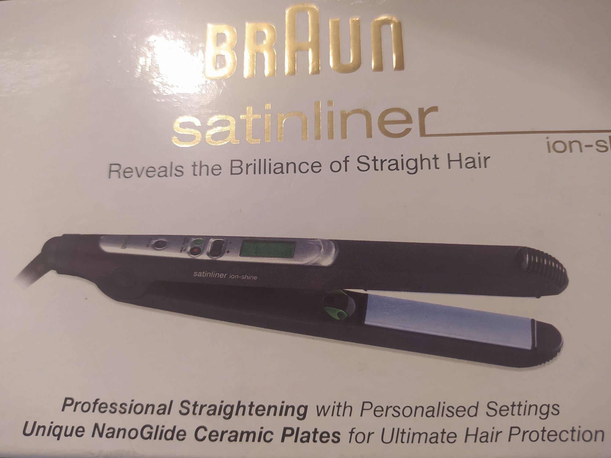 Prancha Braun Satinliner ion-shine