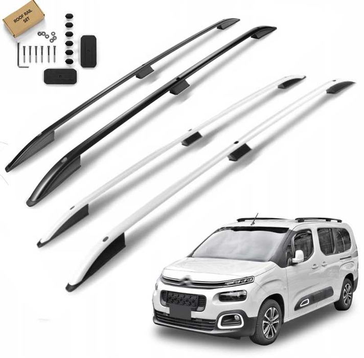 Relingi dachowe bagażnik do CITROEN BERLINGO III 2018- SHORT | KRÓTKI