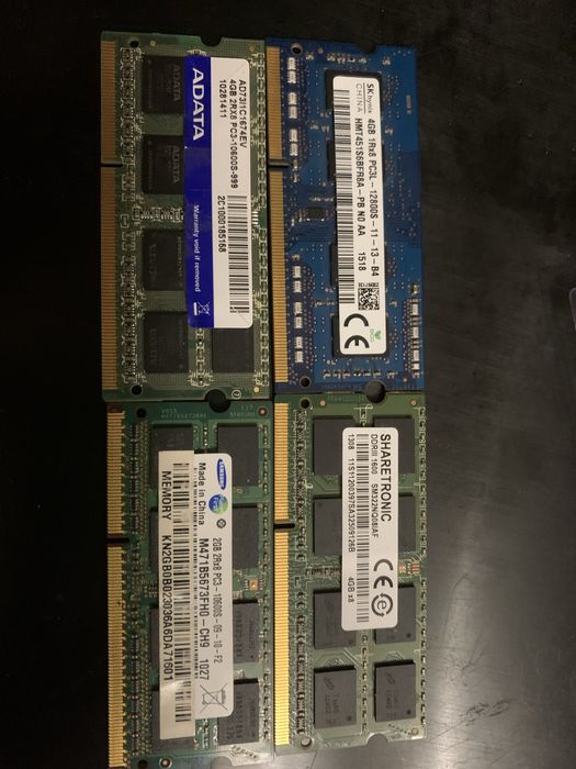 DDR3  8GB память для ноутбука