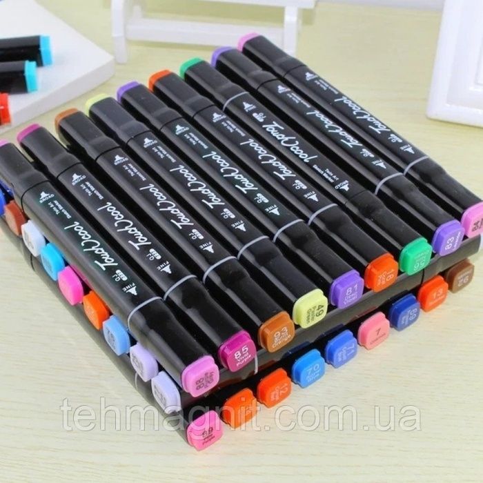 Маркер двусторонний скетч 60 цветов Toush