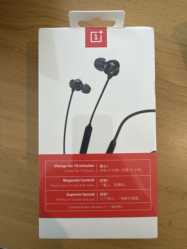 Óptimo p/ Desporto - OnePlus Bullets Wireless 2 - Novo