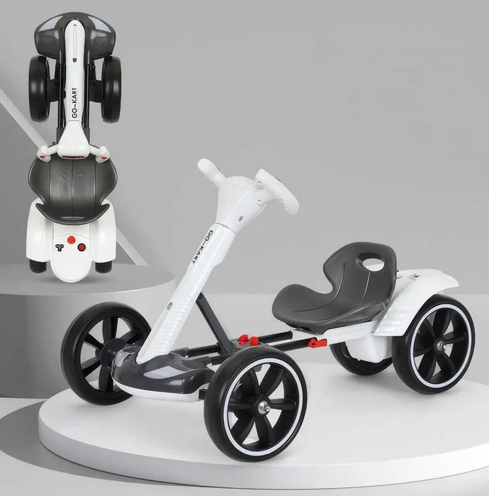 Детский электромобиль Go-Kart складной Электрокарт с EVA колесами
