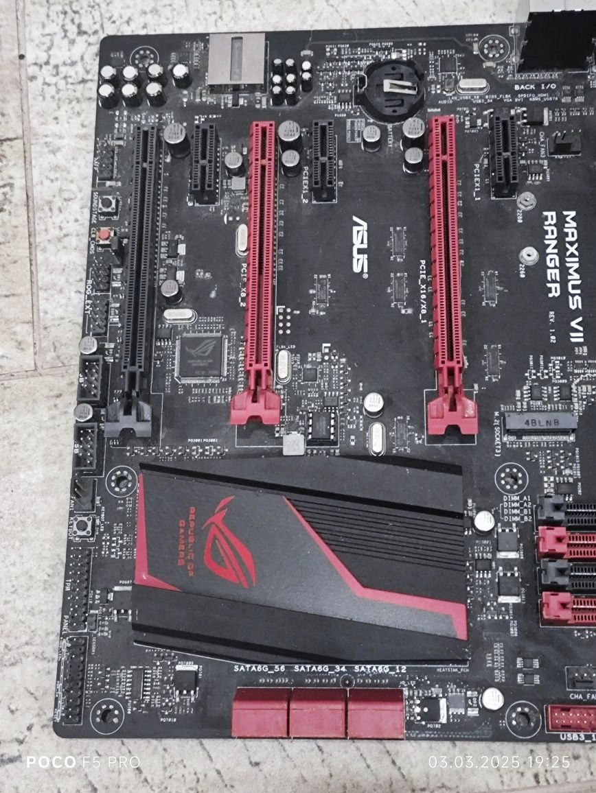 Ігрова материнська плата Asus ROG Maximus VII Ranger LGA1150 під ремон